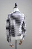 画像7: eleven 2nd　 Linen Cotton Border Cardigan　 col.White Navy