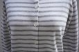 画像3: eleven 2nd　 Linen Cotton Border Cardigan　 col.White Grey