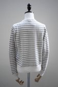 画像6: eleven 2nd　 Linen Cotton Border Cardigan　 col.White Grey
