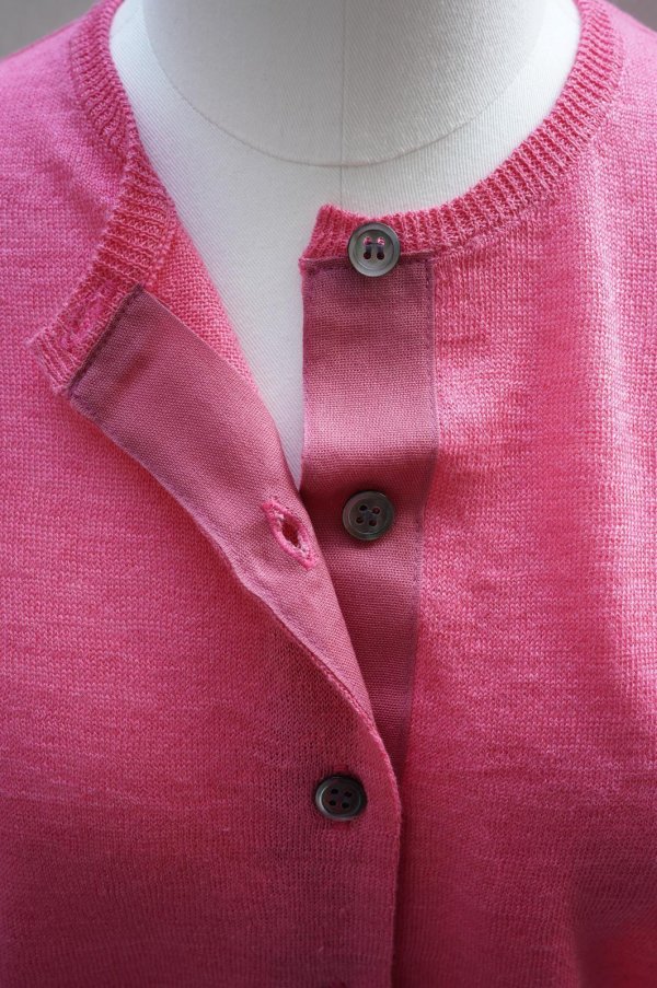 画像4: eleven 2nd　 Fine Linen Button Cardigan　 col.Cherry