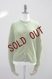 eleven 2nd　 Fine Linen Button Cardigan　 col.Leaf Green