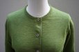 画像2: eleven 2nd　<br />Fine Linen Button Cardigan　<br />col.Leaf Green (2)