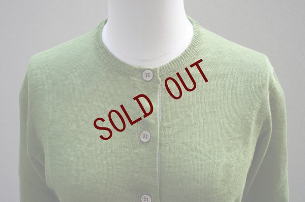 画像2: eleven 2nd　 Fine Linen Button Cardigan　 col.Leaf Green