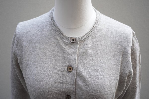 画像2: eleven 2nd　 Fine Linen Button Cardigan　 col.Beige
