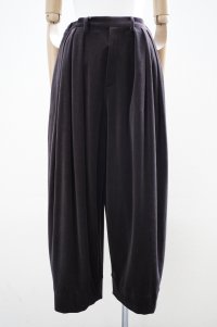 10 HANDCRAFTED MODERN　 3TUCK WIDE PANTS　 col. BROWN (ROLLOT exclusive)