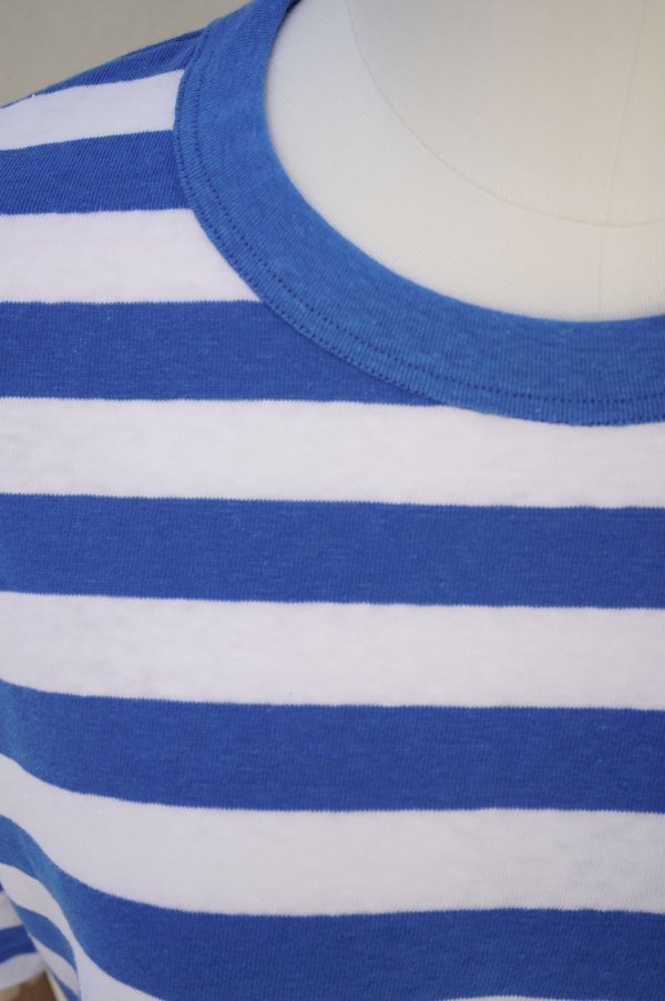 画像3: eleven 2nd MEN'S 　 Cotton Border Jersey T-shirt　 col.White/Blue