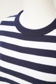 画像3: eleven 2nd MEN'S 　 Cotton Border Jersey T-shirt　 col.White/Navy (3)