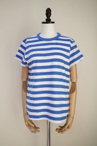 eleven 2nd 　 Cotton Border Jersey T-shirt　 col.White/Blue