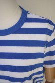 画像2: eleven 2nd 　 Cotton Border Jersey T-shirt　 col.White/Blue (2)