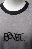 画像1: BOWTE　<br />ORGANIC COTTON GLITTER RINGER TEE　<br />col.GREY (1)