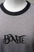BOWTE　 ORGANIC COTTON GLITTER RINGER TEE　 col.GREY