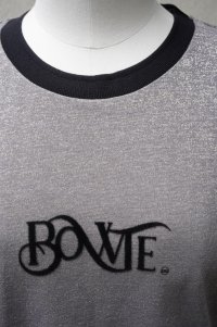 BOWTE　 ORGANIC COTTON GLITTER RINGER TEE　 col.GREY