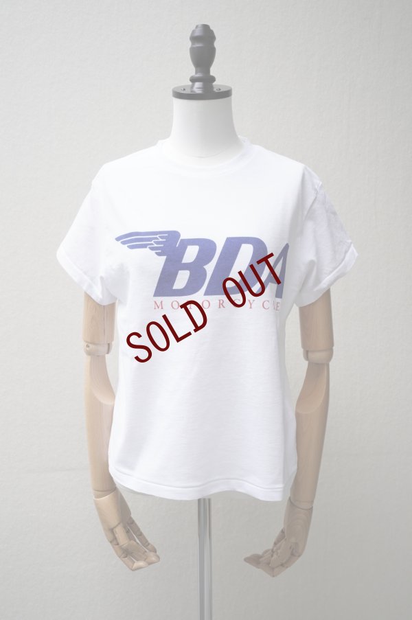 画像1: Oblada　 BDA MOTORCYCLE TEE　 col.WHITE