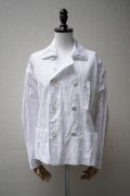 toogood　 THE COOK JACKET - CRUMPLED COTTON　  col.CHALK