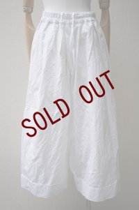 toogood　 THE BAKER TROUSER - CRUMPLED COTTON　 col.Chalk