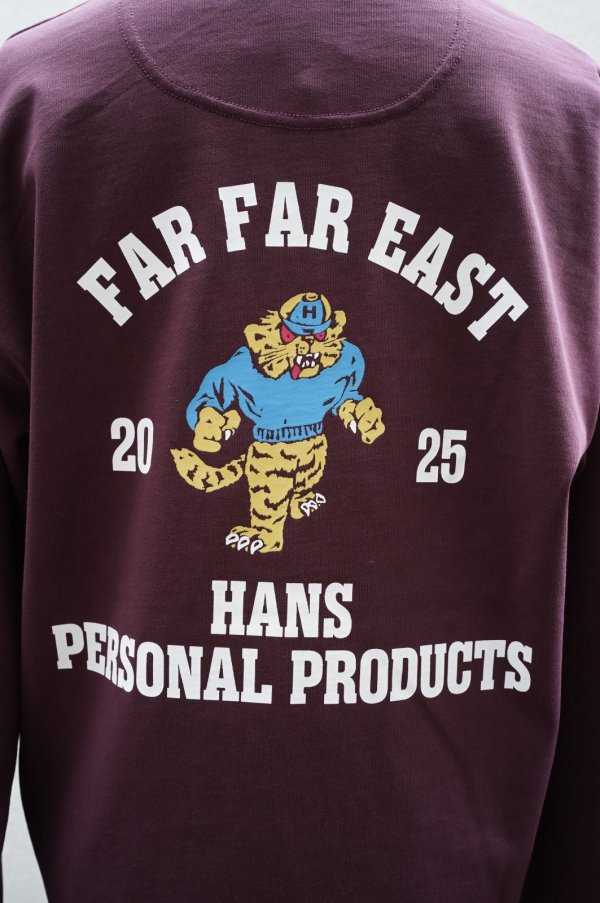 画像4: HANS-ROLLOT EXCLUSIVE　 LONG SLEEVE TEE　 col. BORDEAUX