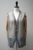 画像1: KAKAN　<br />MOHAIR JACQUARD VEST 　<br />col. BEIGE MIX (1)