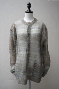 KAKAN　 MOHAIR JACQUARD CARDIGAN 　 col. BEIGE MIX