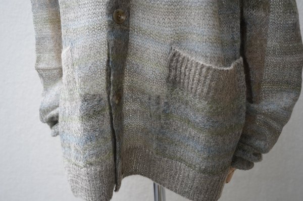画像4: KAKAN　 MOHAIR JACQUARD CARDIGAN 　 col. BEIGE MIX