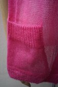 画像4: KAKAN　 MOHAIR VEST 　 col. SHOCKING PINK