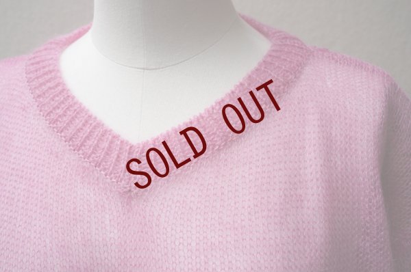 画像2: KAKAN　 MOHAIR PULLOVER 　 col. PEACH PINK