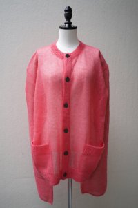KAKAN　 MOHAIR CARDIGAN　 col. ORANGE PINK