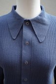 画像2: Oblada　<br>POLO KNIT　<br>col.BLUE (2)