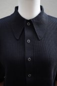 画像2: Oblada　<br>POLO KNIT　<br>col.BLACK (2)