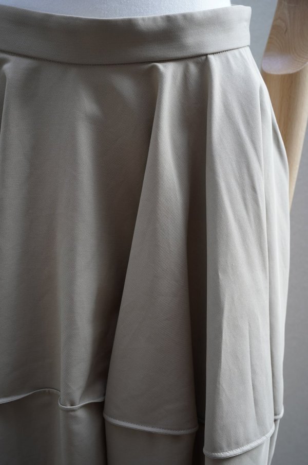 画像2: BOWTE　 FINX COTTON DOUBLE CLOTH ORGAN SKIRT　 col.BEIGE