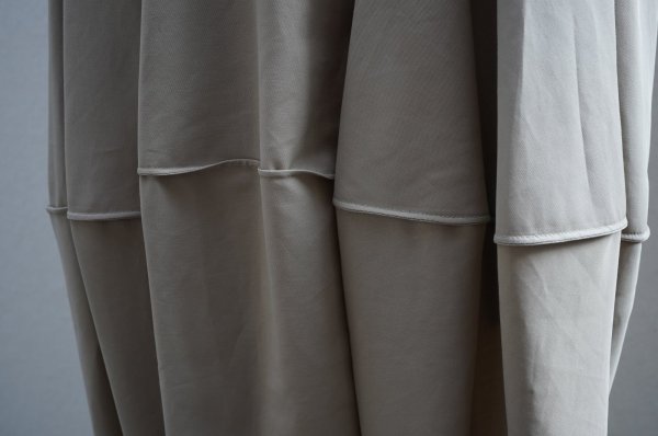 画像3: BOWTE　 FINX COTTON DOUBLE CLOTH ORGAN SKIRT　 col.BEIGE