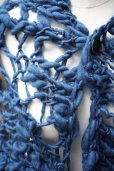 画像2: KAKAN　<br />HANDSPUN  SHORT PONCHO 　<br />col. D.BLUE (2)