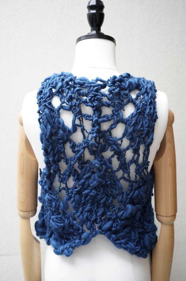 画像4: KAKAN　 HANDSPUN  VEST 　 col. D.BLUE