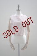  -50% AURALEE　 HIGH DENSITY FINX LINEN WEATHER TANK　 col. PINK