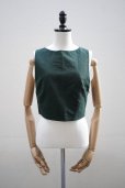 画像1:  -50% AURALEE　<br />HIGH DENSITY FINX LINEN WEATHER TANK　<br />col. DARK GREEN (1)