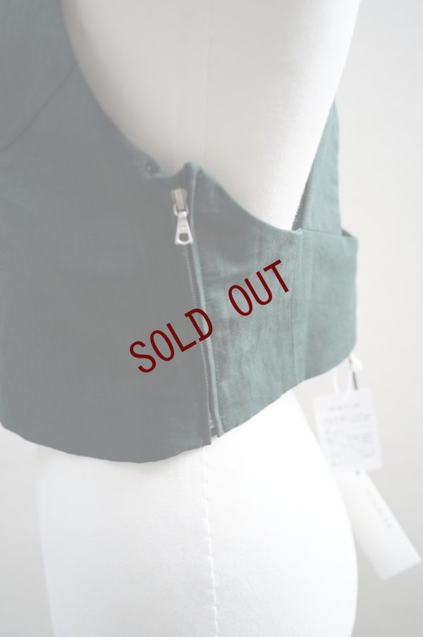 画像4:  -50% AURALEE　 HIGH DENSITY FINX LINEN WEATHER TANK　 col. DARK GREEN