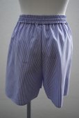 画像4: -50%  AURALEE　<br />SUPER FINE WOOL STRIPE SHORTS　<br />col. SAX BLUE STRIPES (4)