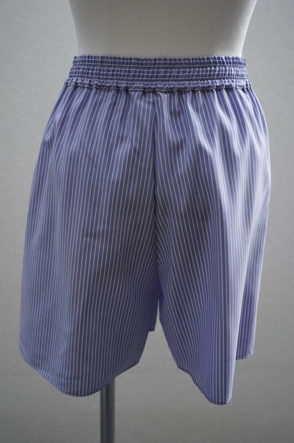 画像4: -50%  AURALEE　 SUPER FINE WOOL STRIPE SHORTS　 col. SAX BLUE STRIPES
