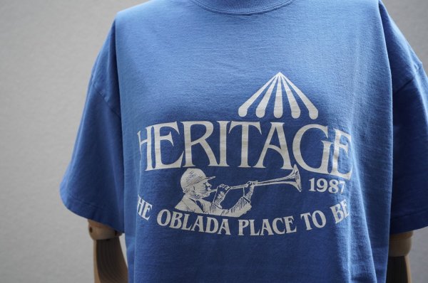 画像2: Oblada　 HERITAGE TEE　 col.BLUE