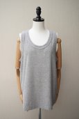 画像1: Sans limite　<br />TCパイルタンクトップ　<br />col.TOP GREY (1)