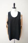 Sans limite　 TCパイルタンクトップ　 col.BLACK