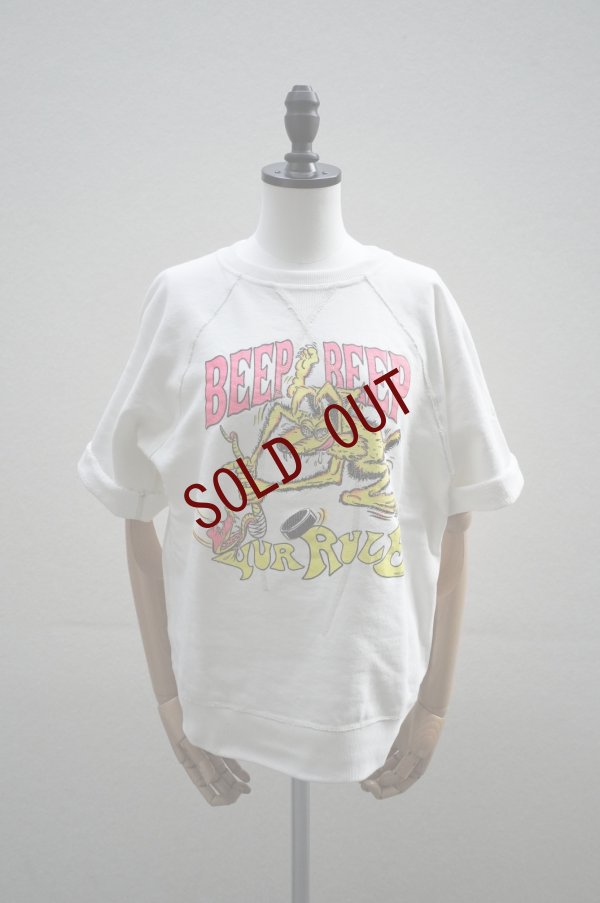 画像1: HANS　 SHORT SLEEVE SWEAT　 col. WHITE