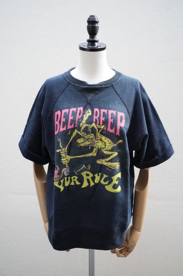 画像1: HANS　 SHORT SLEEVE SWEAT　 col. 墨藍 (1)