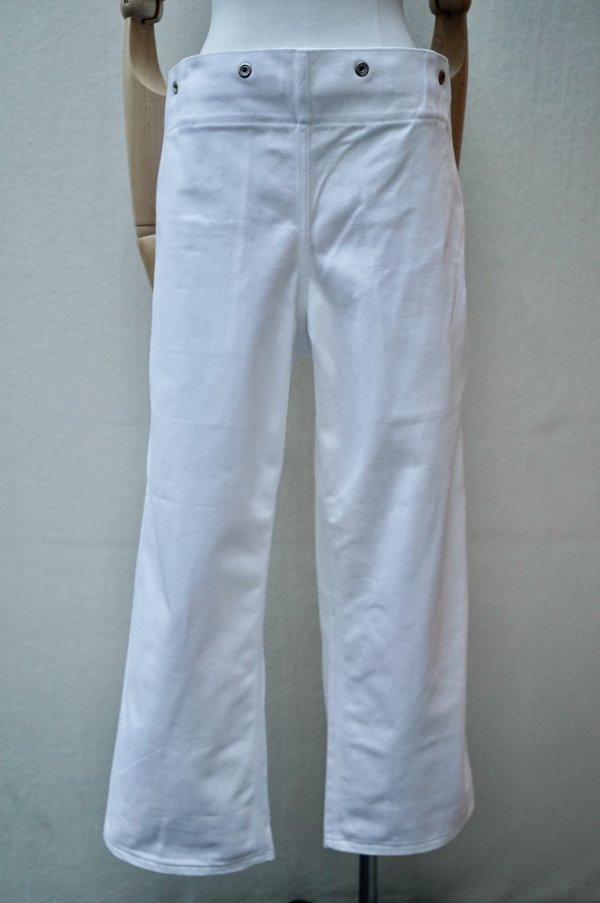 画像1: 再入荷　 TUKI　 Snap pants　 col.White (1)