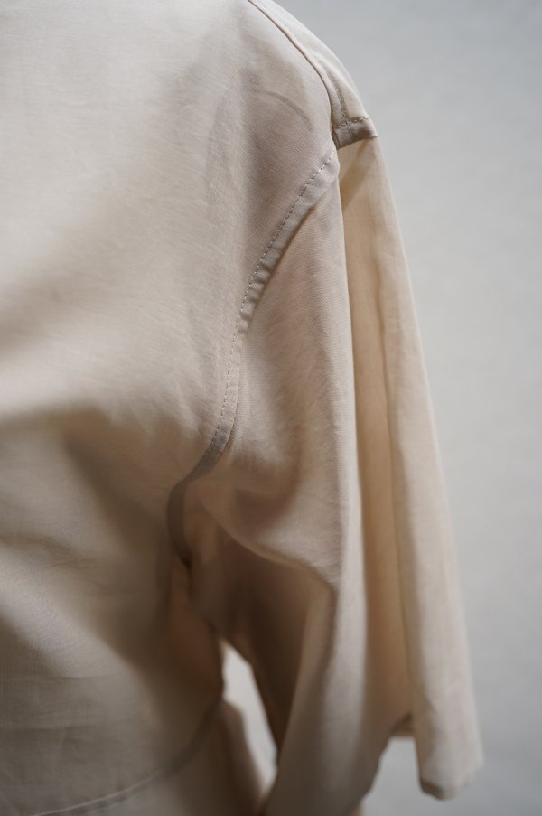 画像3: TENNE HANDCRAFTED MODERN　 ORGANZA HALF SLEEVE PULLOVER　 col. CAMEL