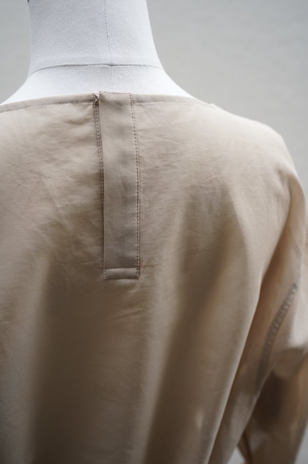 画像5: TENNE HANDCRAFTED MODERN　 ORGANZA HALF SLEEVE PULLOVER　 col. CAMEL