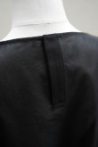 画像7: TENNE HANDCRAFTED MODERN　 ORGANZA HALF SLEEVE PULLOVER　 col. BLACK (7)