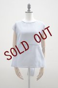 TENNE HANDCRAFTED MODERN　 ORGANZA NO SLEEVE PULLOVER　 col. BLUE GREY