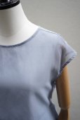 画像6: TENNE HANDCRAFTED MODERN　 ORGANZA NO SLEEVE PULLOVER　 col. BLUE GREY