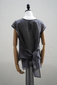 画像3: TENNE HANDCRAFTED MODERN　 ORGANZA NO SLEEVE PULLOVER　 col. GREY