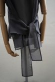 画像4: TENNE HANDCRAFTED MODERN　 ORGANZA NO SLEEVE PULLOVER　 col. GREY (4)